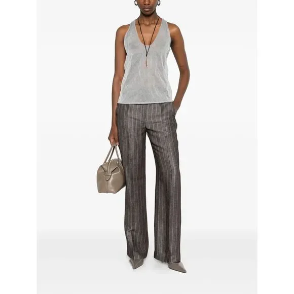 Giorgio Armani Grey Tops - Vests & Tank Tops Women